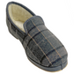 Charentaises FINNIGAN tartan gris