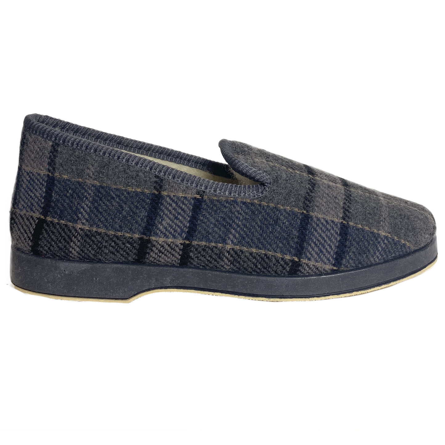 Charentaises FINNIGAN tartan gris