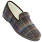 charentaises tartan marron mixte - France pantoufle