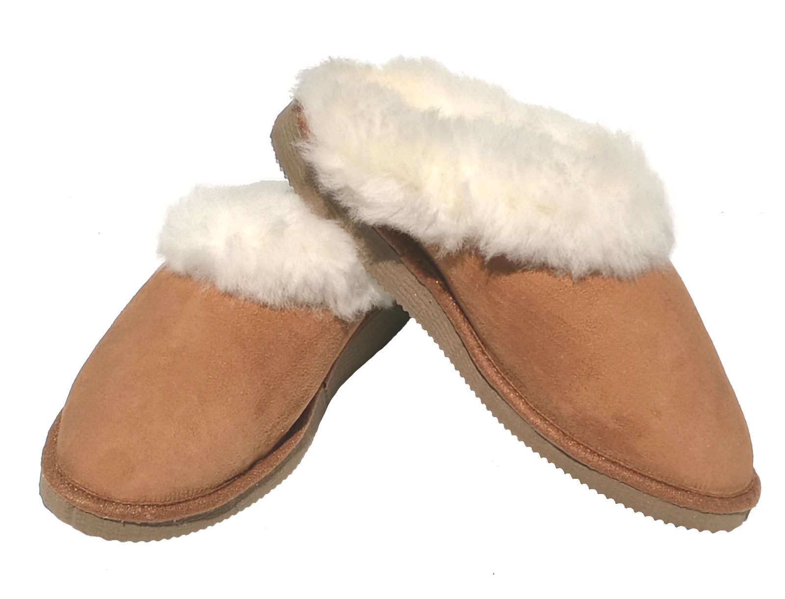 mules femme peau semelle gomme - France pantoufle