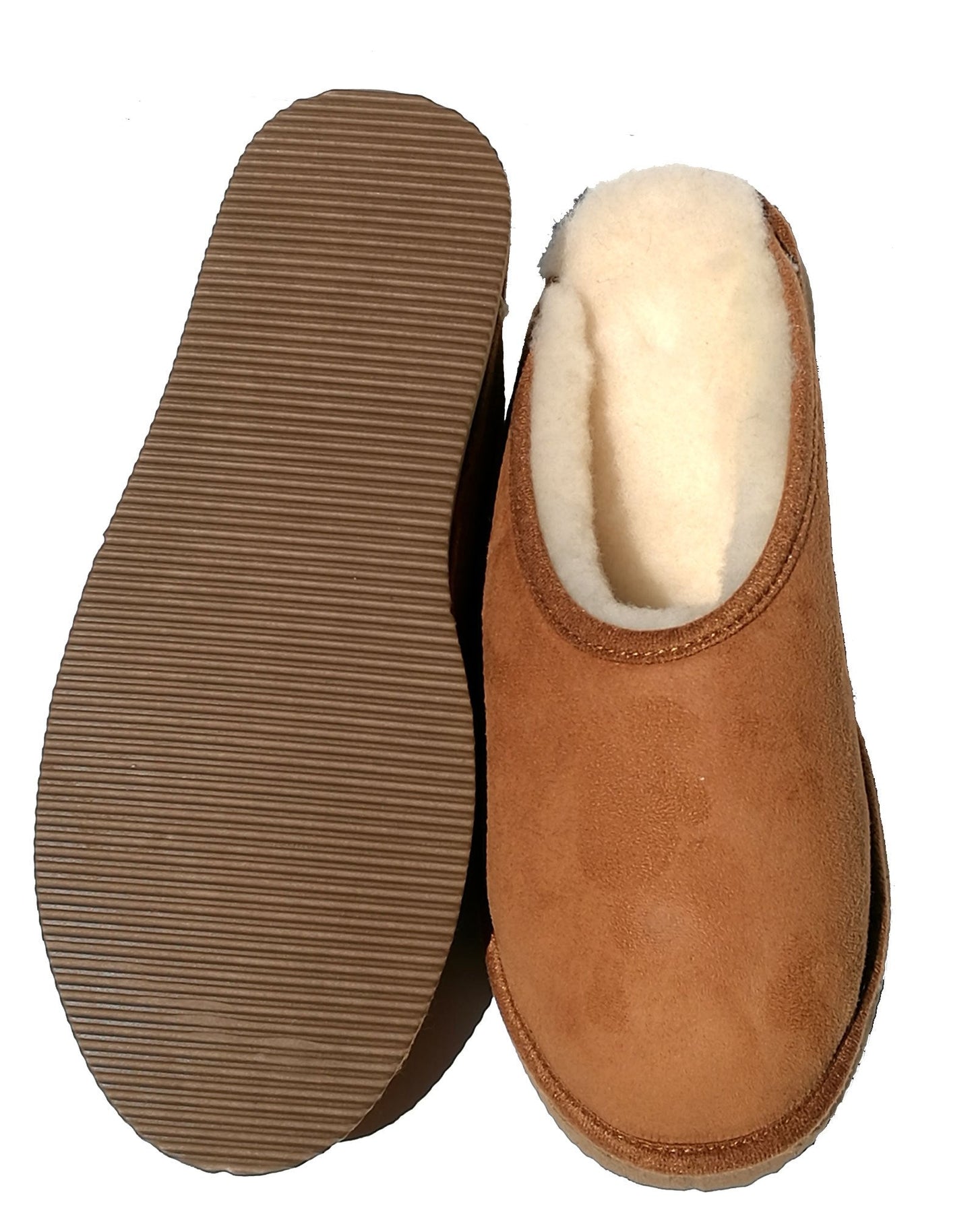 Mules homme semelle gomme et peau - France pantoufle