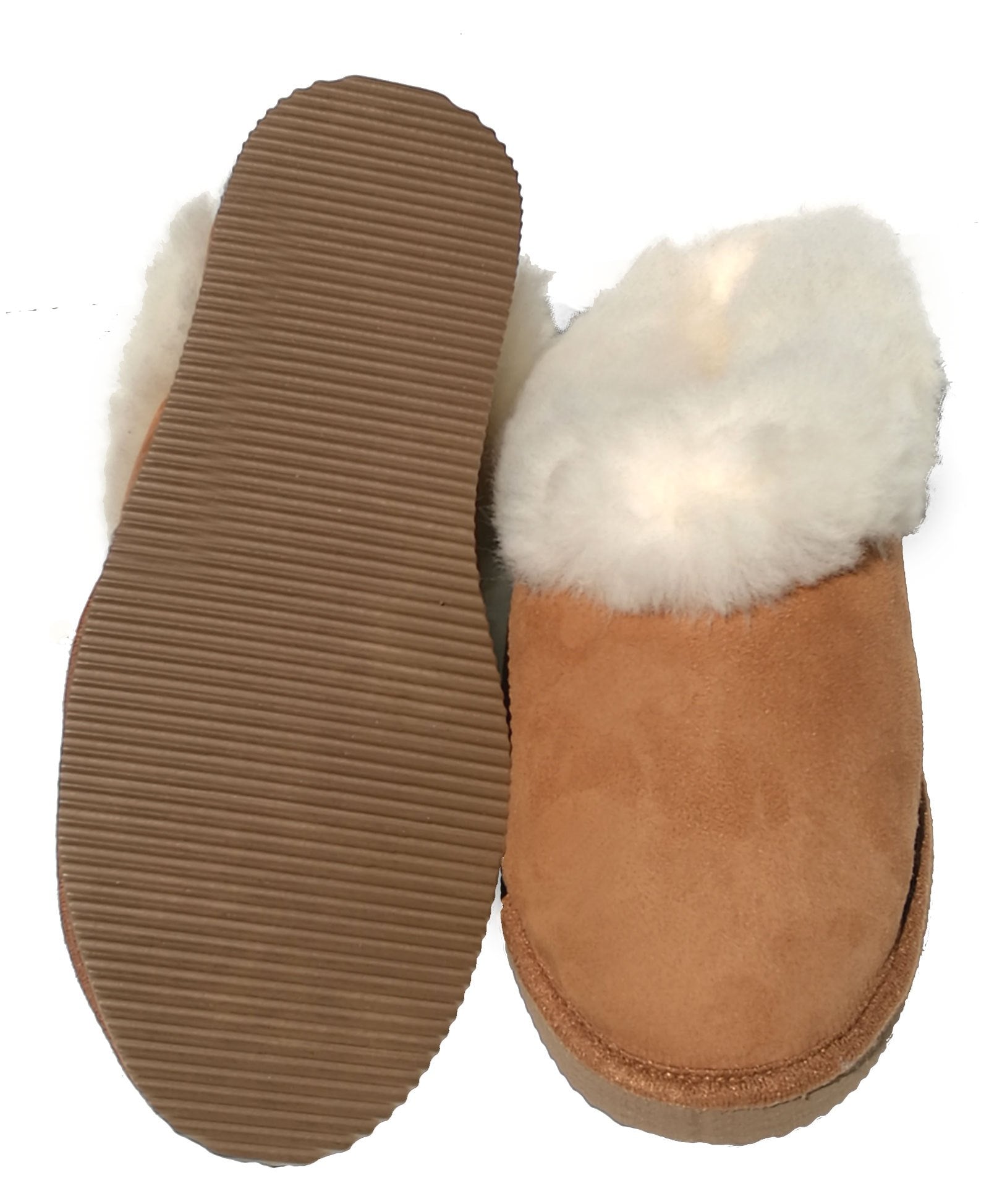 mules femme peau et pure laine - Frnce pantoufle